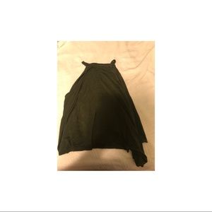 Green flowy halter top